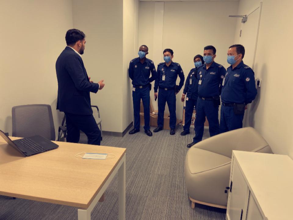 Reem Hospital — security team briefing